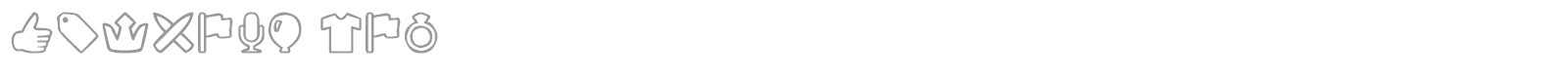 Outline mix font preview